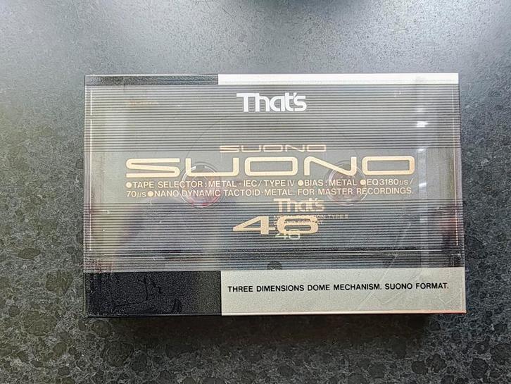 That's Suono 46 Cassettebandjes - Nieuw!, Cd's en Dvd's, Cassettebandjes, Nieuw in verpakking, Onbespeeld, Overige genres, 2 t/m 25 bandjes