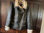 Ro-zu aviator leren jas mt 42., Kleding | Dames, Bruin, Maat 42/44 (L), Ro-Zu, Ophalen of Verzenden