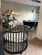 Ronde box mat zwart - Als nieuw!, Kinderen en Baby's, Boxen, Ophalen, Zo goed als nieuw, Rond, In hoogte verstelbaar