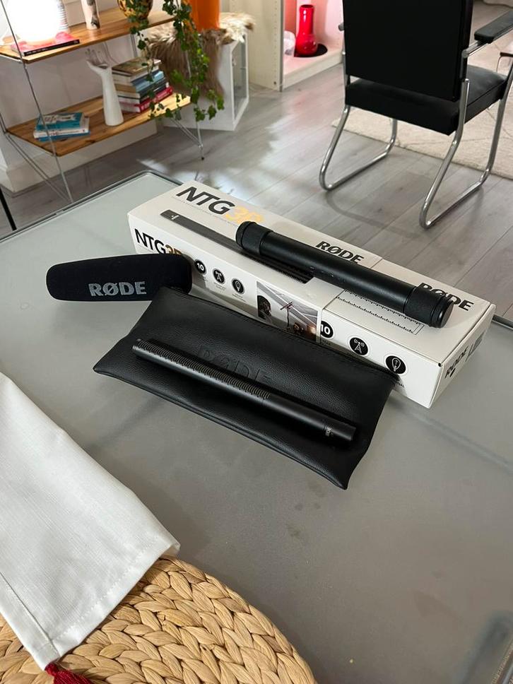 RØDE NTG3B Shotgun Microfoon – Professioneel & Nieuwstaat, Muziek en Instrumenten, Microfoons, Zo goed als nieuw, Studiomicrofoon