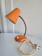 Vintage Oranje Bureaulamp, Gebruikt, Ophalen of Verzenden, Metaal, Minder dan 50 cm