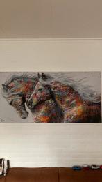 Mooie canvas van paarden, Ophalen