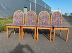 Eetkamerstoelen 4 stuks in goede staat. van Bennekom., Huis en Inrichting, Stoelen, Ophalen, Hout, Gebruikt, Overige kleuren