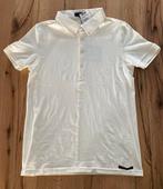 NIEUW Morse code herenpolo crèmewit maat xxxl 3xl L-XL, Maat 52/54 (L), Morse code, Verzenden, Wit