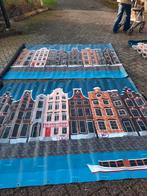 Amsterdamse huisjes op zeil, Diversen, Vlaggen en Wimpels, Ophalen of Verzenden