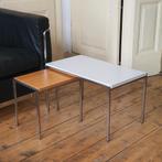 Vintage Cees Braakmans nesting bijzettafels Pastoe, Huis en Inrichting, Tafels | Bijzettafels, Ophalen, Minder dan 45 cm, Minder dan 55 cm