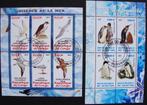 - 921 - 2 Blokjes met Zee Vogels + Pinguins., Postzegels en Munten, Postzegels | Thematische zegels, Dier of Natuur, Verzenden