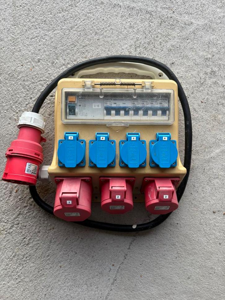 32A Stroomverdeler, Doe-het-zelf en Verbouw, Elektra en Kabels, Ophalen of Verzenden