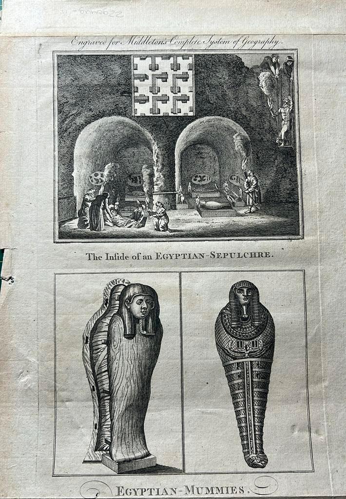 Middletons Complete System of Geography, Antiek en Kunst, Kunst | Litho's en Zeefdrukken, Ophalen of Verzenden