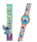 Stitch Horloge - Digitaal - Disney, Sieraden, Tassen en Uiterlijk, Horloges | Kinderen, Ophalen of Verzenden, Nieuw, Roze, Meisje