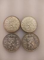 zilveren rijksdaalders uit 1960,1961,1962 en 1966, Koningin Juliana, Verzenden, Zilver, Losse munt