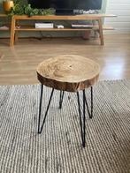 Houten krukje/ bijzettafel, Ophalen, Minder dan 45 cm, Minder dan 55 cm, Gebruikt
