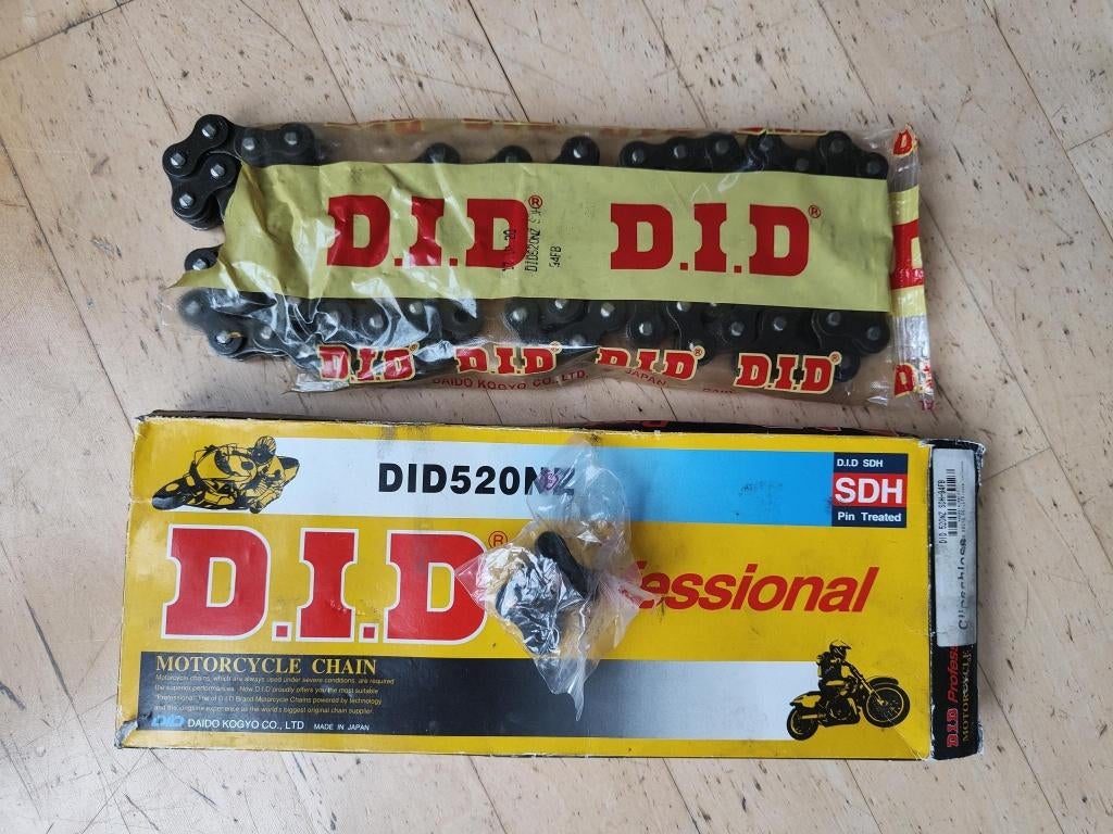 DID Ketting 520NZ Professional, SDH 94FB (+ CLIPSCHAKEL), Motoren, Ophalen of Verzenden, Nieuw