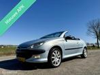 Peugeot 206 CC 2.0-16V, Leer, 140 PK, APK Maart 2026, Auto's, Peugeot, 136 pk, Gebruikt, Zwart, 4 cilinders