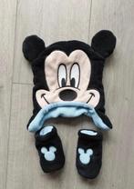 Mutsje en wanten Mickey Mouse Niet gedragen 9 tot 12 maanden, Maat 62, Jongetje of Meisje, Nieuw, Ophalen of Verzenden