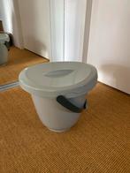 Luier emmer, salie groen, atelier 49, Ophalen, Zo goed als nieuw, Kunststof, Met deksel