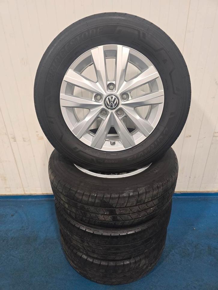 🌞Originele VW Clayton velgen 16 inch Bridgestone T5 T6, Auto-onderdelen, Banden en Velgen, Banden en Velgen, Zomerbanden, 16 inch