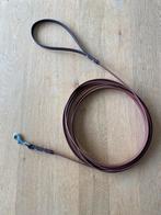 Nieuwe biothane hondenriem 13mm 5,5m lang. Bruin met detail, Ophalen of Verzenden, Nieuw, Hondenriem
