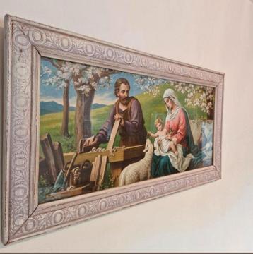 Schilderij met een bijbelse voorstelling  beschikbaar voor biedingen