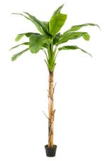 kunst banana tree 210cm, Huis en Inrichting, Kamerplanten, Ophalen of Verzenden, Cactus, Volle zon, 200 cm of meer