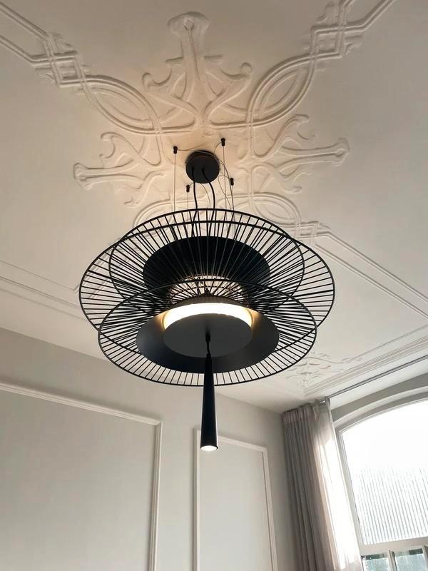 Design hanglamp, Huis en Inrichting, Lampen | Hanglampen, Nieuw, 50 tot 75 cm, Metaal, Ophalen of Verzenden