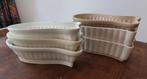 Vintage pudding en terrine vormen, vissen, 6 stuks, Ophalen of Verzenden