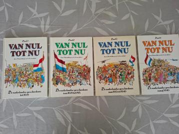 VAN NUL TOT NU  dl 1 - 4  Vaderlandse Geschiedenis als STRIP beschikbaar voor biedingen