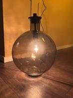 Glazen bol lamp, Huis en Inrichting, Ophalen, Gebruikt, Glas, Minder dan 100 cm