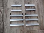 Mooie set RVS handgrepen, kastgrepen, greepjes zilverkleurig, Huis en Inrichting, Keuken | Keukenelementen, Minder dan 50 cm, Onb