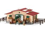 Schleich manege World Farm met diverse accessoires en dieren, Ophalen, Gebruikt, Jongen of Meisje