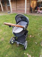 Mutsy Evo kinderwagen met reiswieg,autostoeltje en kinderzit, Zo goed als nieuw, Mutsy, Verstelbare duwstang, Ophalen