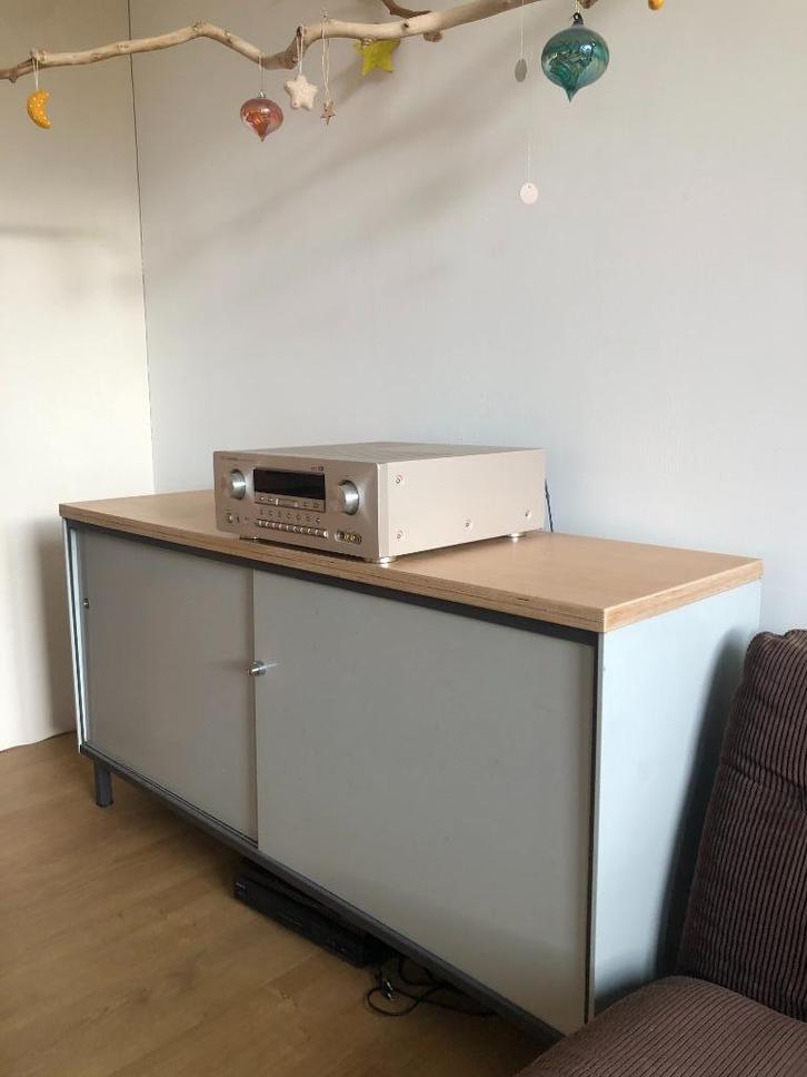 Industriële Gispen dressoir, Huis en Inrichting, Kasten | Dressoirs, Gebruikt, 100 tot 150 cm, 50 tot 75 cm, Met deur(en), Met plank(en)