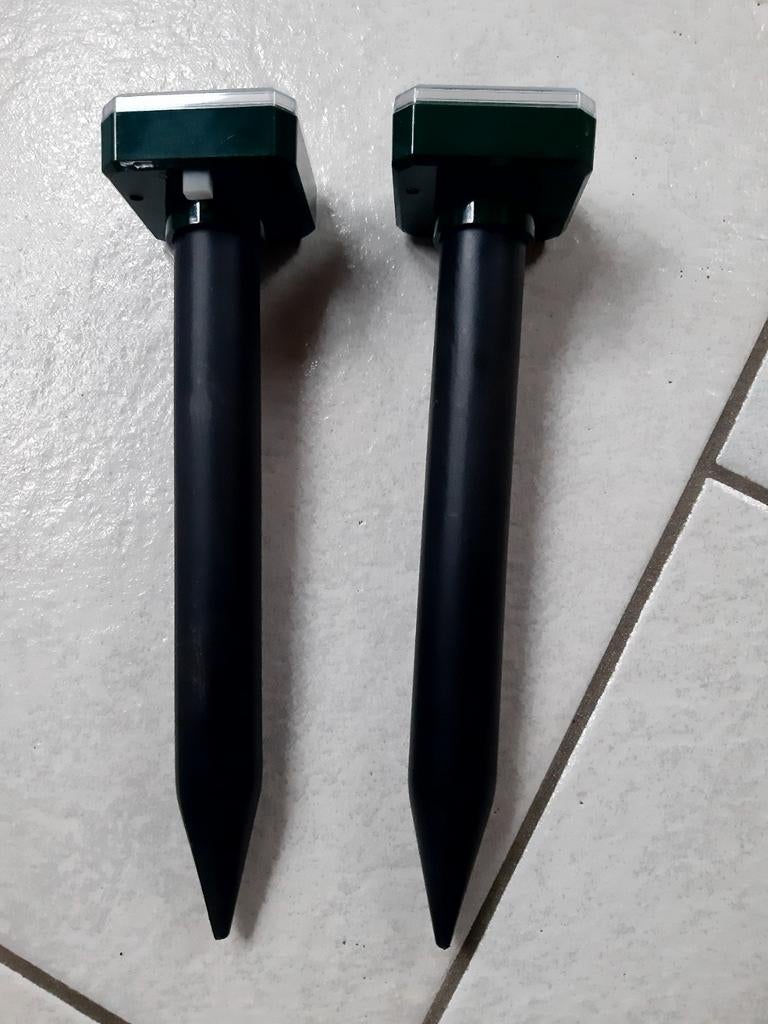 Twee mollenverjagers op zonne-energie met geluid, Ophalen of Verzenden, Nieuw, Ongediertebestrijding