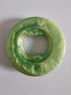 Groene en ronde flesopener met ophanggaatje, Ophalen of Verzenden, Nieuw