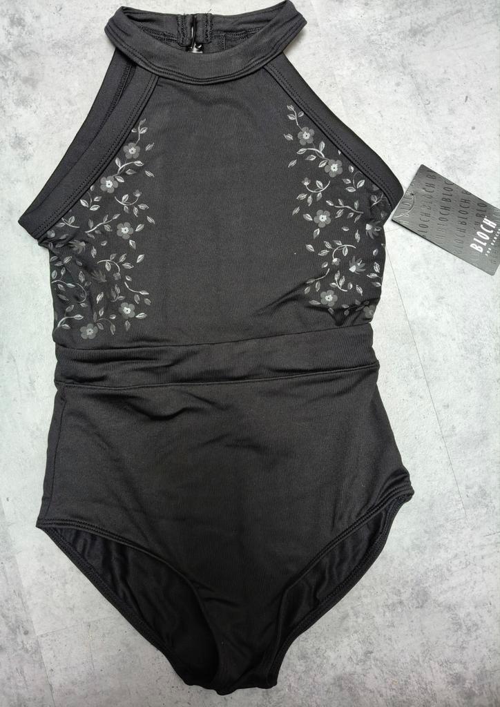 Bloch cl4345 zwart leotard turnpak gymnastics gym balletpak, Sport en Fitness, Turnen, Nieuw, Turnpak(je), Kindermaat 122 t/m 140