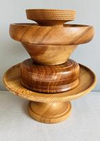 Zweedse DDR Deense Surinaamse vintage teak houten schalen, Ophalen of Verzenden