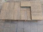 55 m2 stenen kleurvast 30x20x6 op pallets gestapeld, Tuin en Terras, Tegels en Klinkers, Ophalen, Gebruikt, Klinkers, 10 m² of meer