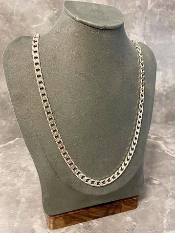 Zilveren Gourmet Ketting 925 beschikbaar voor biedingen
