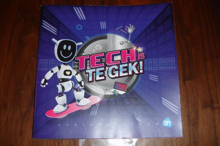 Tech is te gek sticker verzamelalbum ah compleet set!, Verzamelen, Supermarktacties, Albert Heijn, Ophalen of Verzenden