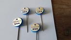 4 verschillende speldjes mij onbekend, Verzamelen, Speldjes, Pins en Buttons, Ophalen of Verzenden, Zo goed als nieuw, Overige onderwerpen