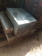 12x antraciet betonpoeren 15x15x60 11x 2 draadeinden, Ophalen, Nieuw