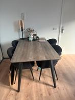 Tafel inclusief 4 stoelen, Huis en Inrichting, Ophalen, 200 cm of meer, 50 tot 100 cm, Zo goed als nieuw