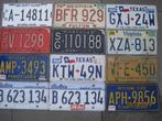 USA  nummerplaten, Verzenden, Gebruikt