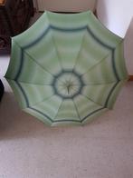 vintage paraplu dames groen tinten, Sieraden, Tassen en Uiterlijk, Paraplu's, Ophalen of Verzenden, Gebruikt, Groen