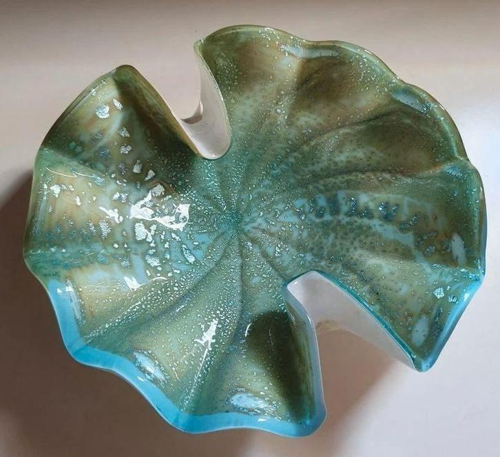 Murano Fratelli Toso schaaltje vide poche, Antiek en Kunst, Antiek | Glas en Kristal, Verzenden