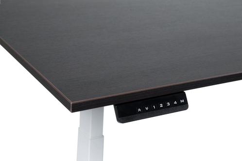 Zit-Sta Bureau met Donker Eiken Blad – Nieuw – 180x80 cm, Huis en Inrichting, Bureaus, Nieuw, Stabureau, Elektrisch, In hoogte verstelbaar