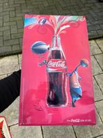 Coca-Cola reclamebord metaal, Ophalen of Verzenden, Reclamebord
