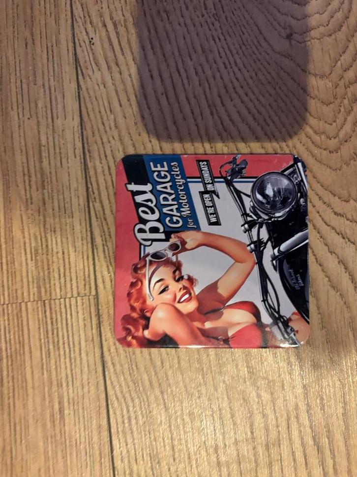 Garage wandbord, Antiek en Kunst, Antiek | Wandborden en Tegels, Ophalen