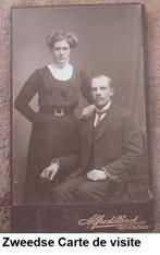 mooie oude CARTE de VISITE, echtpaar Göteborg Zweden, nr. 8, Verzamelen, Foto's en Prenten, Ophalen of Verzenden, Voor 1940, Zo goed als nieuw