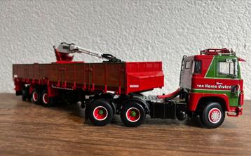 WSI scania 140  Van Haren Druten met Floor steenoplegger beschikbaar voor biedingen